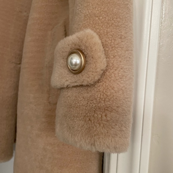 Santinni ‘All About Eve 100% Wool Coat’ in Cammello - Picture 5 of 10